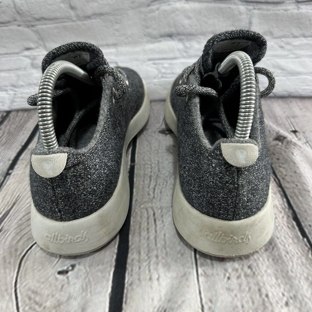 AllBirds Wool Runners Grey Running Shoes Sneakers Size 7 - Picture 4 of 9